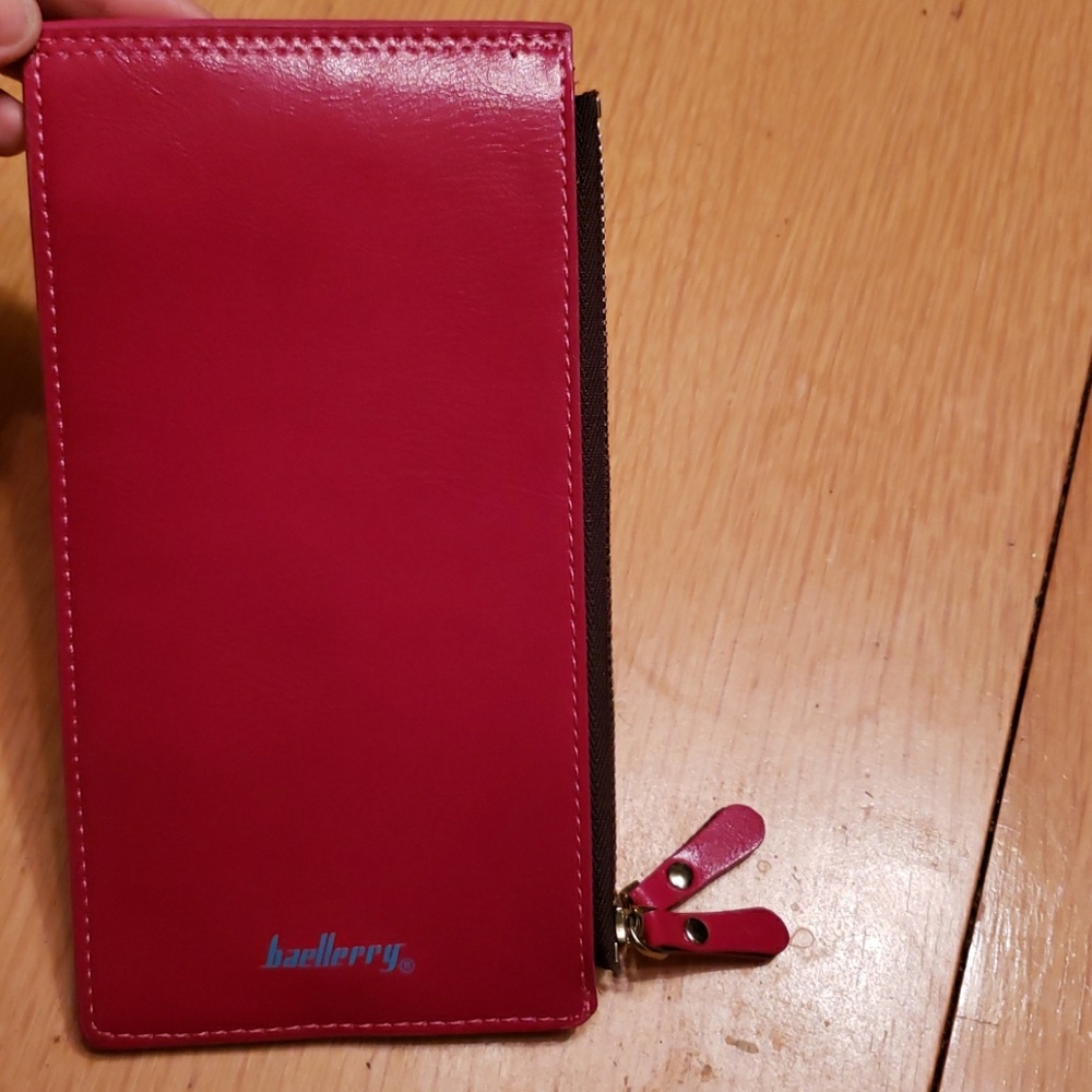 NWOT Pink Baellerry clutch / wallet